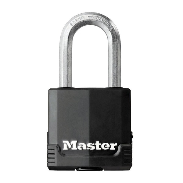 Master Lock Magnum 1-7/8 in. H X 1-3/16 in. W X 1-3/4 in. L Laminated Steel 4-Pin Cylinder Weather-R M115KALF - main